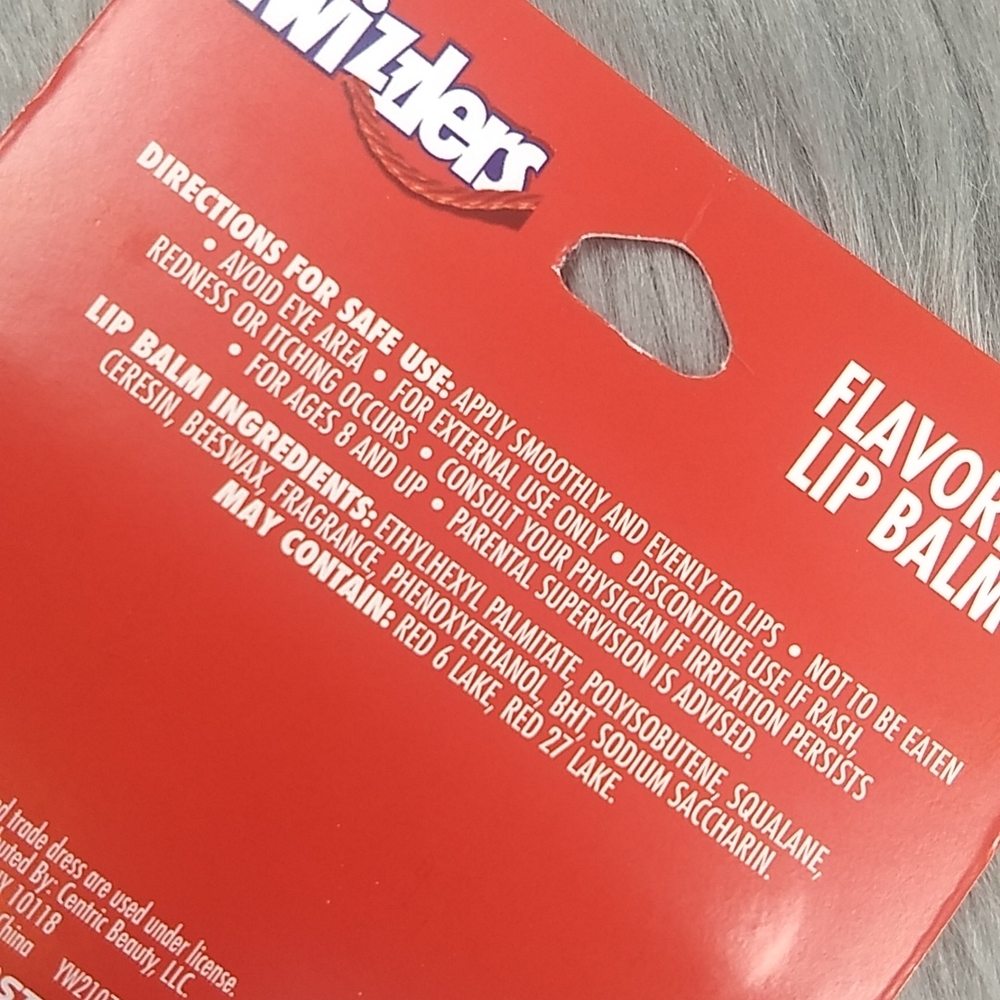 Twizzlers Strawberry Flavored Lip Balm, Factory Sealed Retail Package - Picture 6 of 7